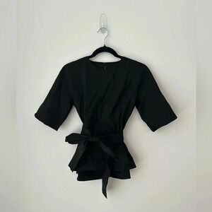 In good  company black belted blouse